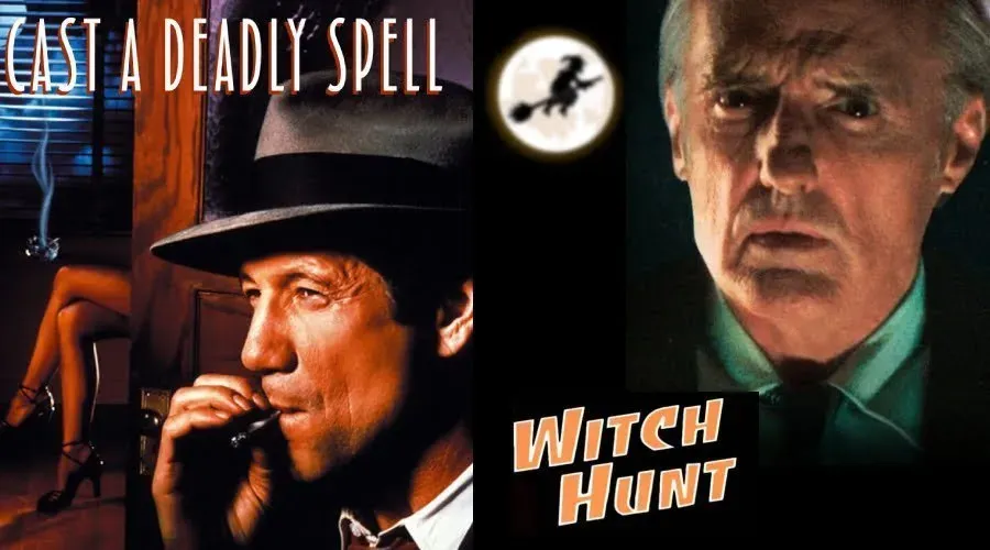 Revisión del Doble Feature: Cast a Deadly Spell & Witch Hunt